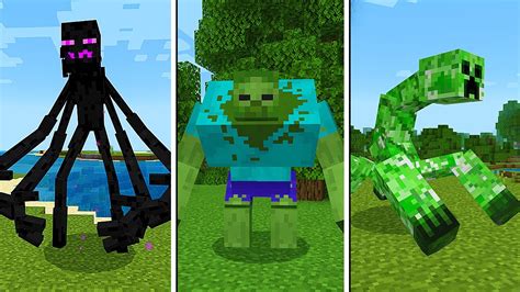 New Mutant Mobs In Minecraft Youtube
