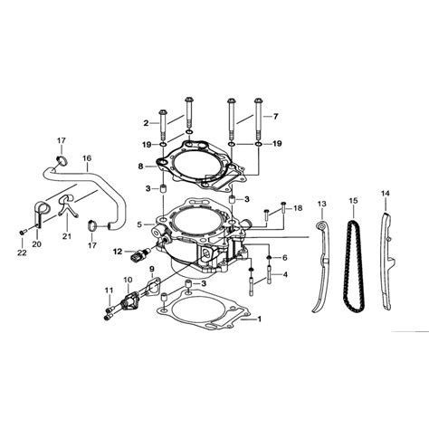 Cylinder Tgb Blade 600 Efi Lt