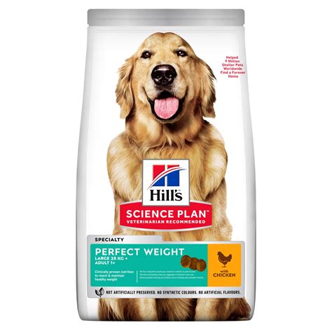 Hills Science Plan Adult Perfect Weight Large Breed Dry Dog Food
