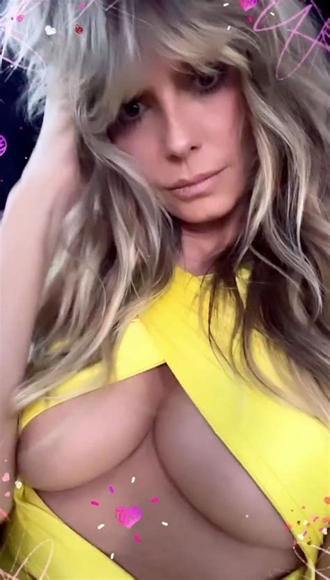 Heidi Klum Risks Instagram Ban As She Accidentally Flashes Fans In Intimate Video Daily Star