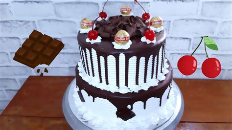 Kue Ulang Tahun Coklat Bertingkat 🍫 Cakecoklat Youtube