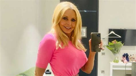 Carol Vorderman Looks Incredible As She Shows Off Killer Curves In Another Skintight Top