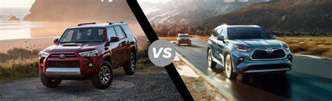 2022 Toyota 4runner Vs 2022 Toyota Highlander Compare Specs Toyota