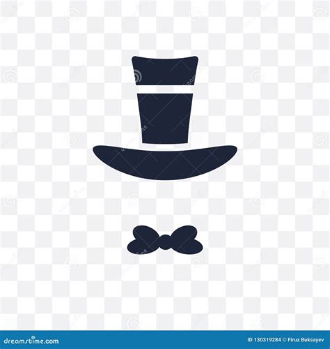 Top Hat Transparent Icon Top Hat Symbol Design From Clothes Col Stock