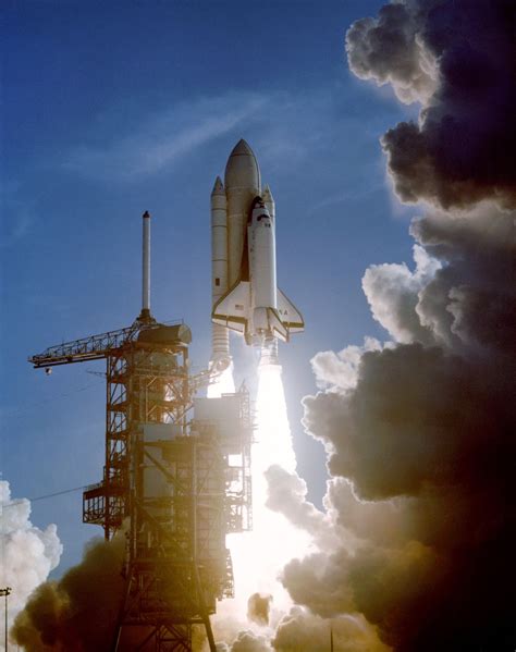 First Shuttle Launch Earth Blog