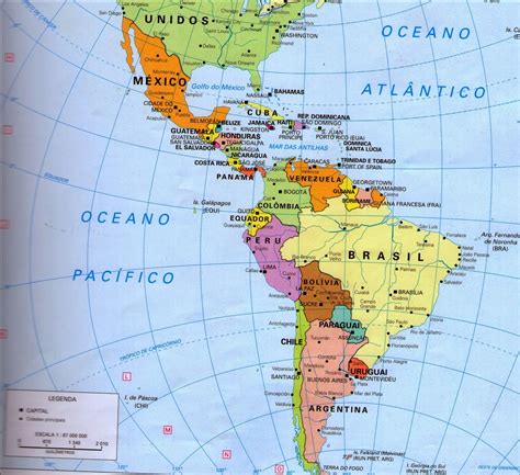 Álbumes 103 Foto Mapa De America Latina Con Nombres El último
