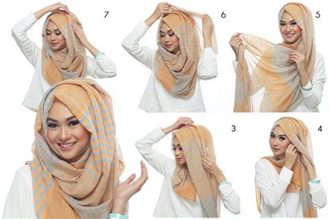 Beautiful Folded Hijab Tutorial Hijab Fashion Inspiration