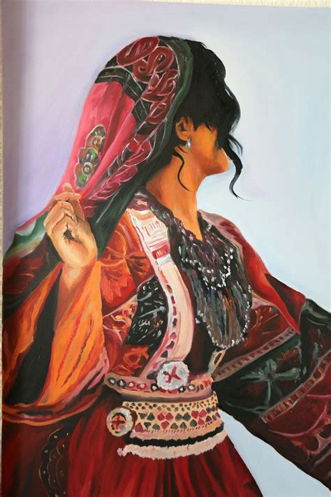 Afganistan Painting Of Girl Canvas Art Painting Afghanistan Culture