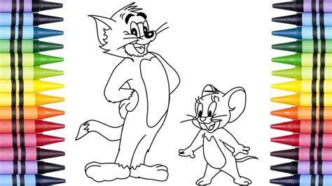 Use short, overlapping curved lines that meet at jagged points to indicate the fur tufts on the side of the face. How to Draw Tom & Jerry Easy Step by Step Drawing ...