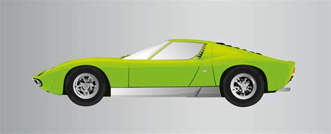 1966 Lamborghini Miura Verde Ella Freire Lamborghini Miura