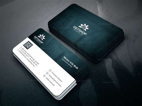 Fabric Modern Corporate Business Card Template 000926