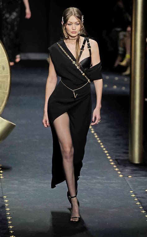 Kendall Jenner And Gigi Hadid Bring The Star Power To The Versace Show