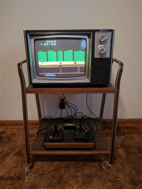 My Atari 2600 Setup Just The Basics Retro Childhood Retro Arcade