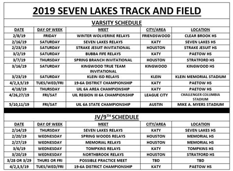 2019 2020 Boys Track And Field