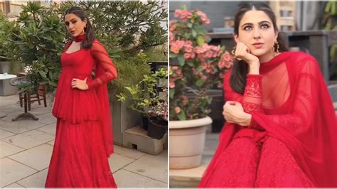 Sara Ali Khan Rocks Astha Narang Sharara Set For Zara Hatke Zara Bachke