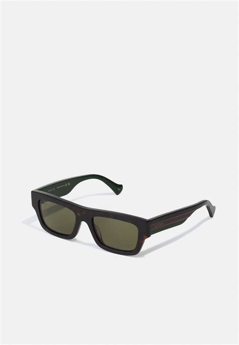 gucci unisex sunglasses havana green brown uk