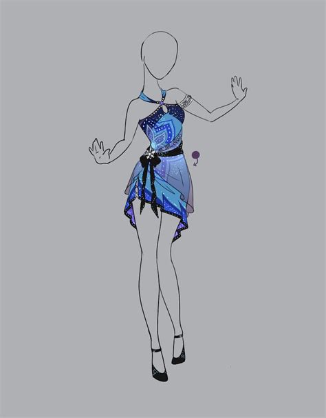 outfit adopt 14 closed by scarlett knight on deviantart anime dress drawings anime