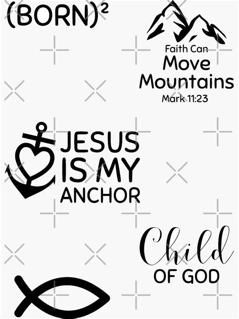 Born Again Sticker Pack Sticker For Sale By Tristahx Redbubble