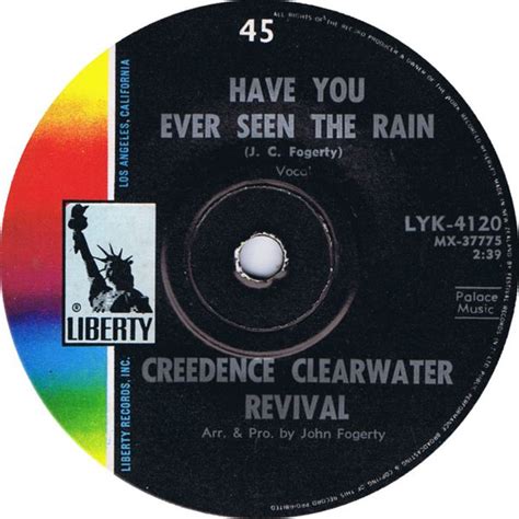 Creedence Clearwater Revival Have You Ever Seen The Rain 1970 Vinyl