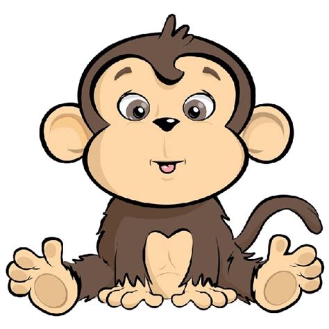 Cartoon Monkeys Fuzzy Pinterest Nursery Art Clip