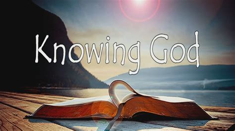 July 19 2020 Knowing God Sunday Service Youtube
