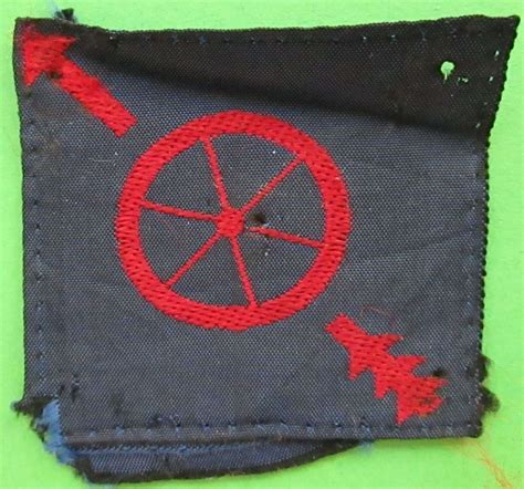 A Good Used 5th Army Group Royal Artillery Formation Patch In Wwii