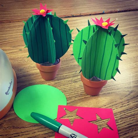 Paper Cactus · Art Projects For Kids Cactus Craft Paper Cactus Crafts