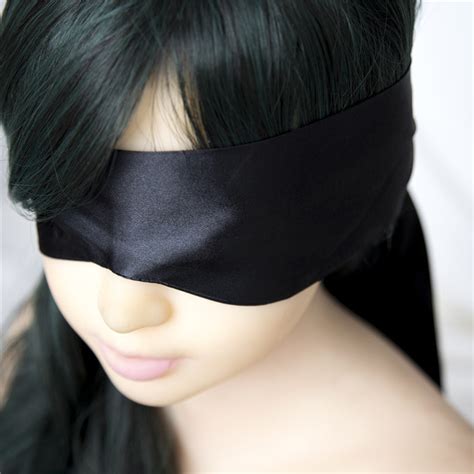 1111 Flirt Eye Mask Sleep Blind Tease Luxury Black Eye Bondage Belt