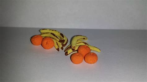 How To Make Miniature Bananas And Oranges Youtube