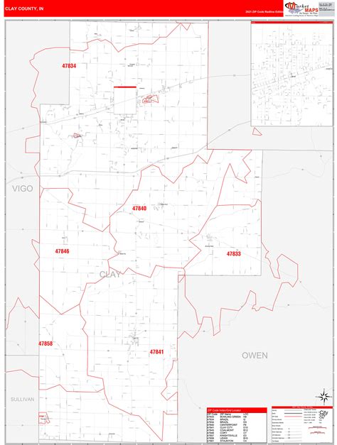 Clay County Zip Code Map United States Map