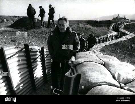 Jan 01 1976 Israel Defence Minister Shimon Peres Lebanon Border