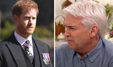 Phillip Schofield Tells Prince Harry To Shut Up If He Wants