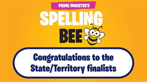 State And Territory Finalists In The 2021 Prime Ministers Spelling Bee
