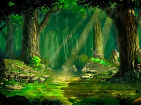 Villavera, otonia, villaestío e hiberna. Painel Tecido Sublimado 3d Floresta Encantada 3x2m - R ...