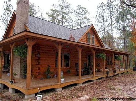 40 Best Log Cabin Homes Plans One Story Design Ide Rustic House Log