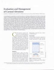Cornealabrasion Pdf Evaluation And Management Of Corneal Abrasions