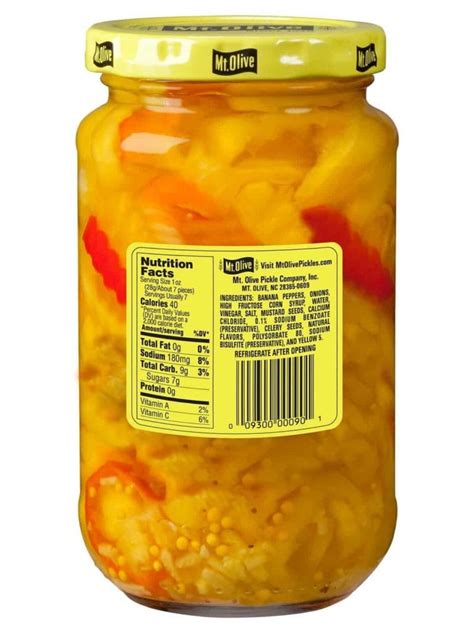 Sweet N Hot Salad Peppers Mt Olive Pickles