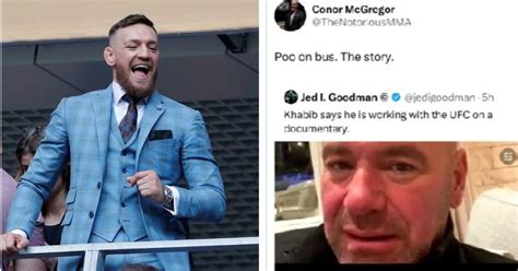 “poo on bus the story” conor mcgregor trolls khabib nurmagomedov after ufc documentary