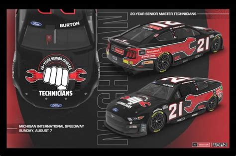 Wood Brothers Racings Paint Scheme To Honor Ford And Lincoln 20 Year