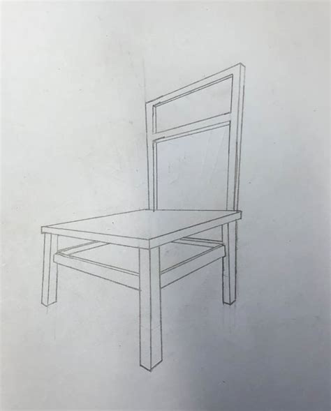 2 Point Perspective Chair Art 2