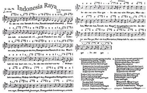 Not Pianika Dan Lirik Lagu Indonesia Raya Lengkap