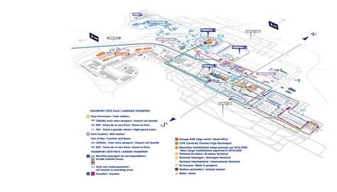 Charles De Gaulle Airport Map World Map