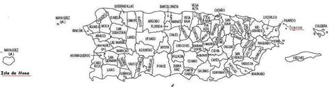 32 Mapa De Puerto Rico Y Sus Pueblos Para Imprimir Maps