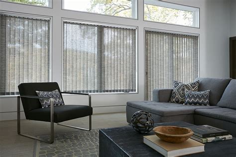 Fabric Vertical Blinds Are Ideal For Wide Windows Or For Sliding Glass