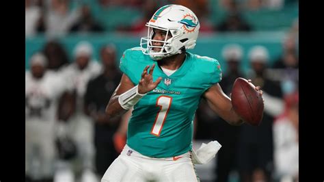 Every Throw From Miami Dolphins Qb Tua Tagovailoa 2021 Nfl Preseason