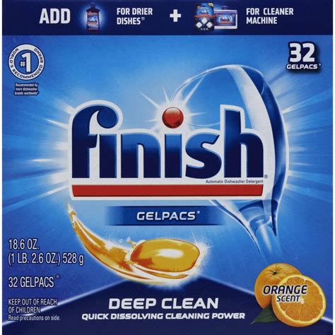 Buy Orange Scent Dishwasher Detergent Gelpacs Box Of 32 Gelpacs 8
