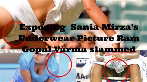 Exposing Sania Mirza S Underwear Picture Ram Gopal Varma Slammed
