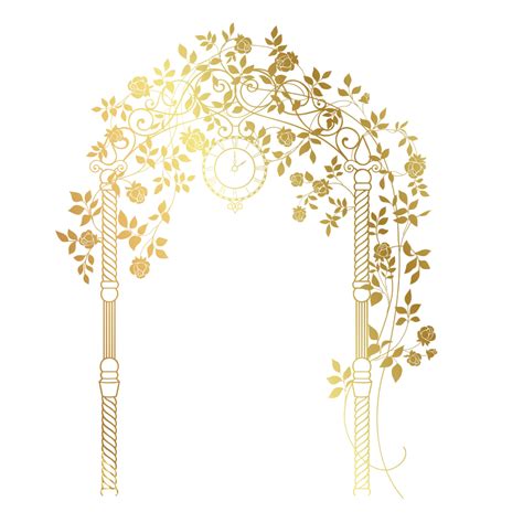 Get Gold Wedding Card Corner Design Png Pictures - Wedding Card