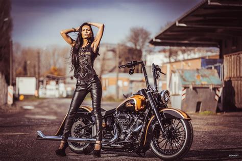 La Candela customized Thunderbike Harley Davidson Heritage Fond d écran