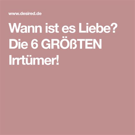 Was ist das für eine beziehung, die wir führen? Wann ist es Liebe? Die 6 GRÖßTEN Irrtümer! | Wann ist es ...